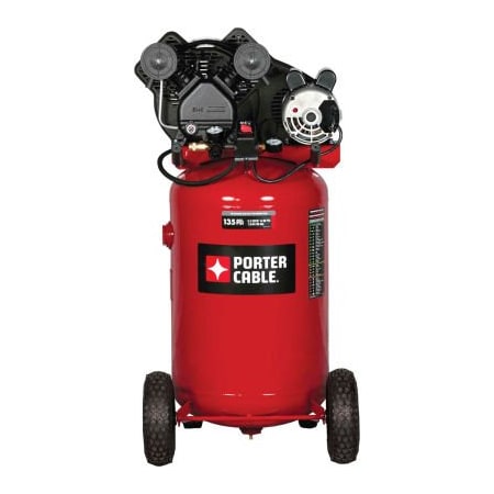 Mat Industries Porter Cable PXCMLC1683066, Portable electric Air Compressor, 1.6HP, 30 Gal, Vertical, 5.3 CFM PXCMLC1683066